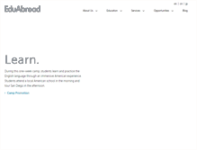 Tablet Screenshot of eduabroad.us